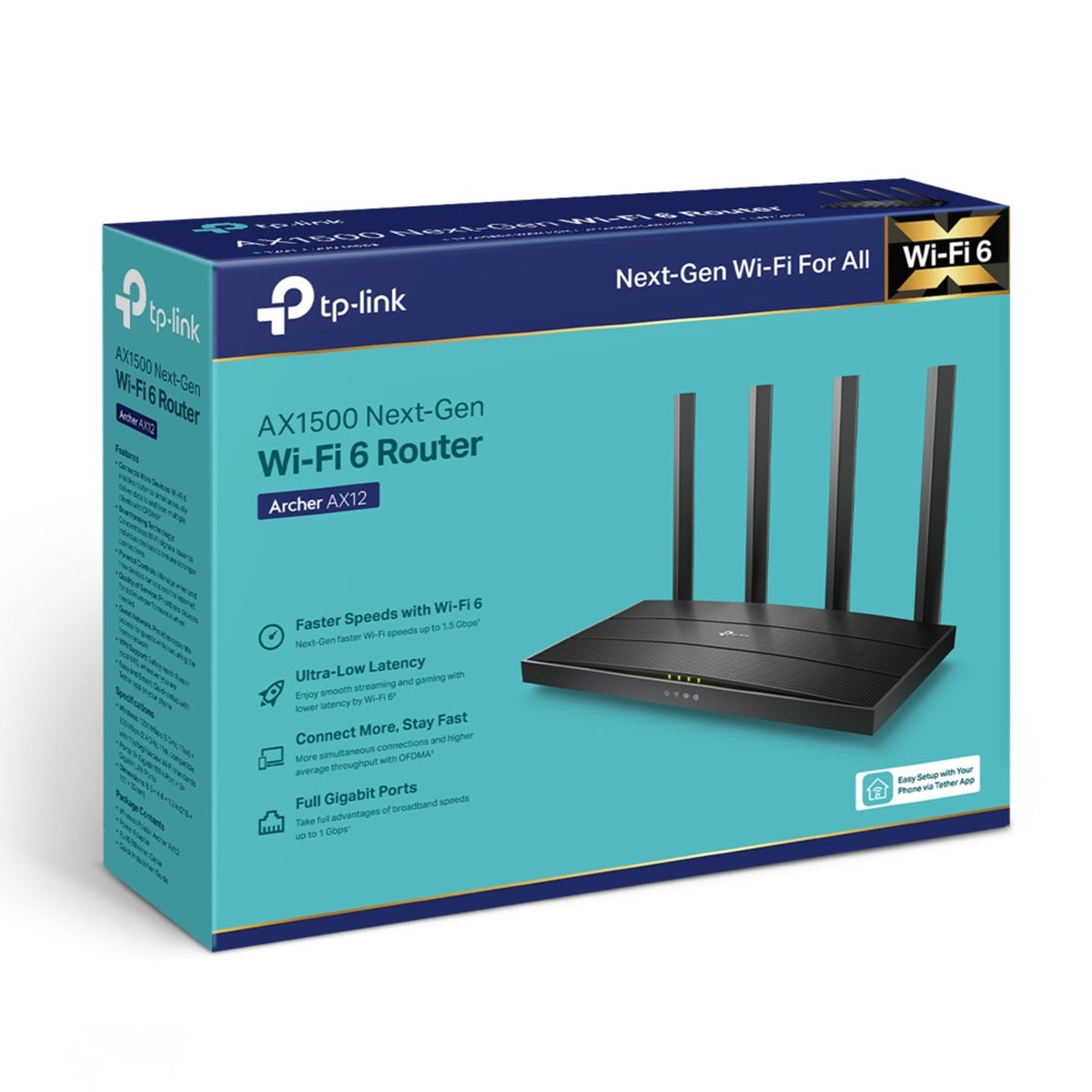 TP-Link Archer AX12 WiFi 6 Router