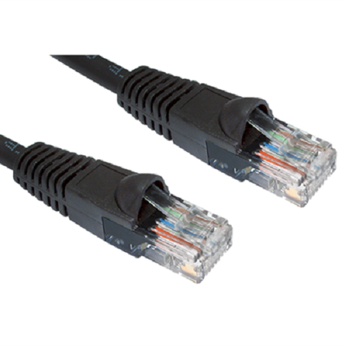 Black 3m CAT6 Low Smoke Ethernet Patch Cable