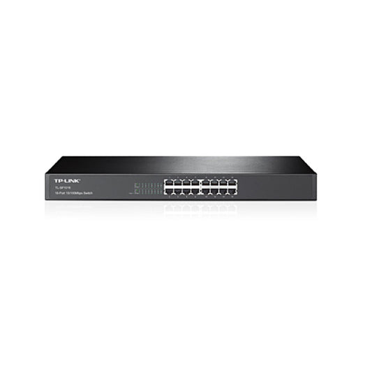 TP-LINK TL-SF1016 16-Port Unmanaged Rackmount Fast Ethernet Switch