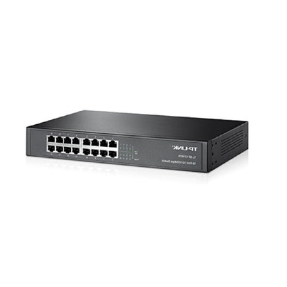 TP-LINK TL-SF1016DS 16-Port Unmanaged Rackmount Fast Ethernet Switch