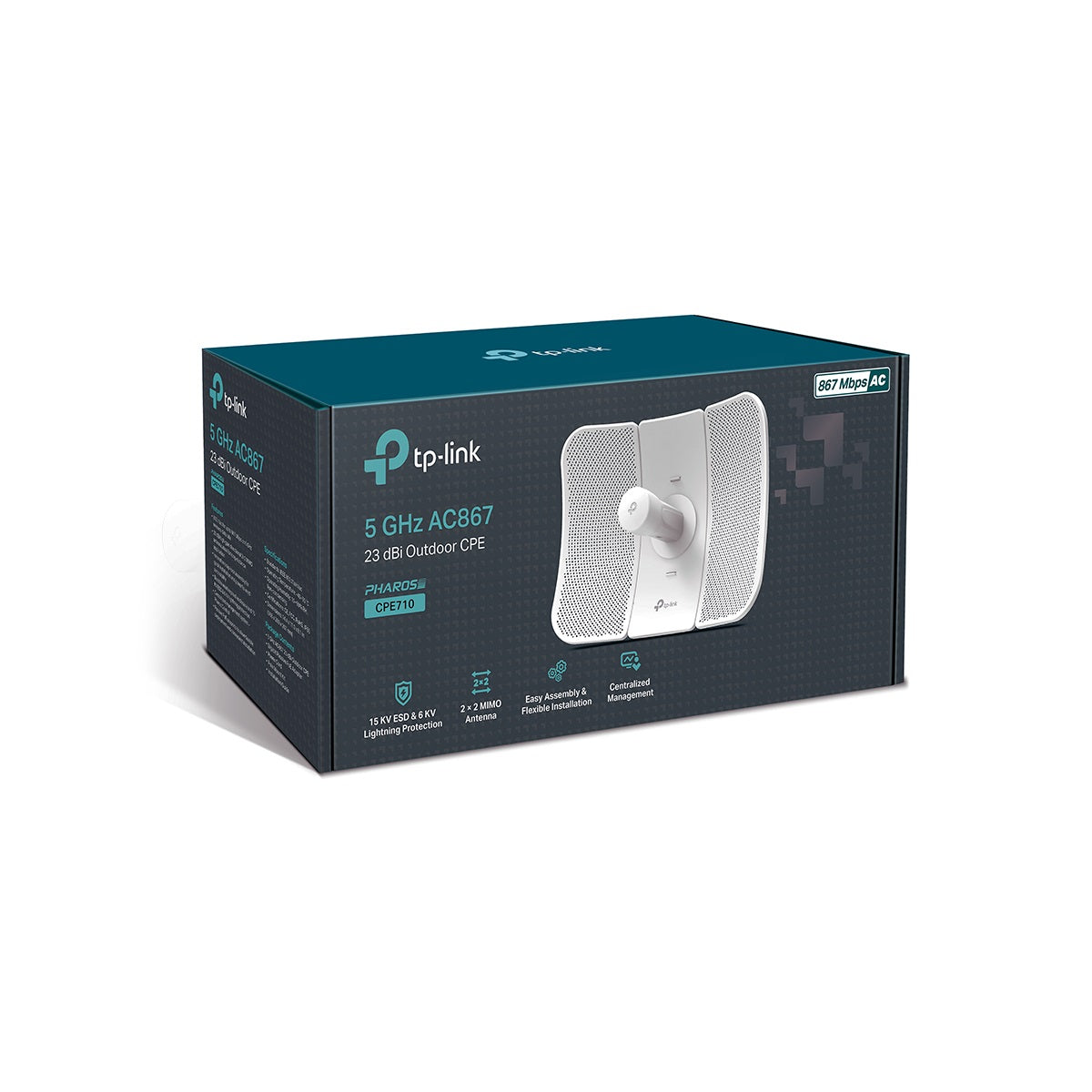 TP-Link CPE710 Pharos Outdoor 5GHz 23dBi WiFi CPE Link