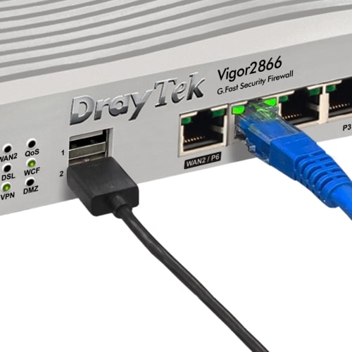 DrayTek Vigor 2866 Dual-WAN VDSL2/ADSL2+ Broadband Router