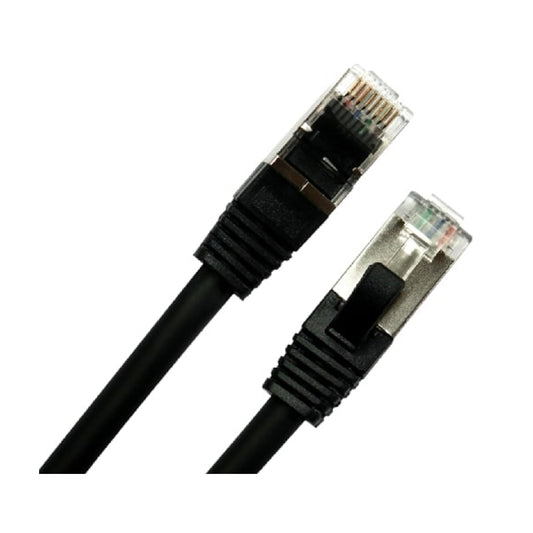EssCable CAT8.1 GRT-20K Shielded S/FTP LSZH 20m Black Ethernet Patch Cable