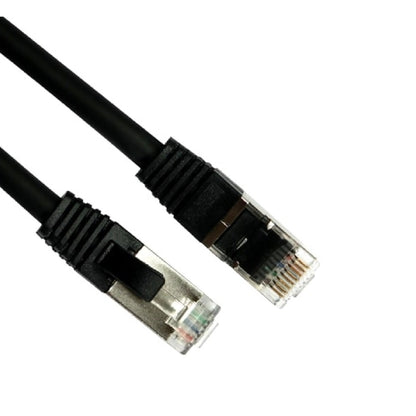 EssCable CAT8.1 GRT-01K Shielded S/FTP LSZH 1m Black Ethernet Patch Cable