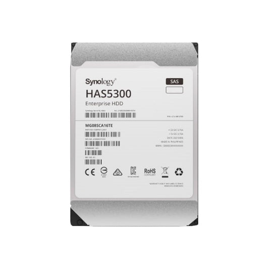 Synology HAS5300-12T 12TB SAS Hard Drive 7200RPM 12Gb/s 256MB Cache