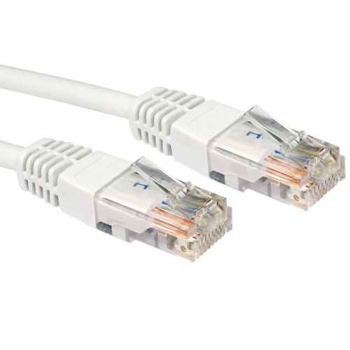 White URT-601W-10X CAT5e 1m Ten Pack Ethernet Cable