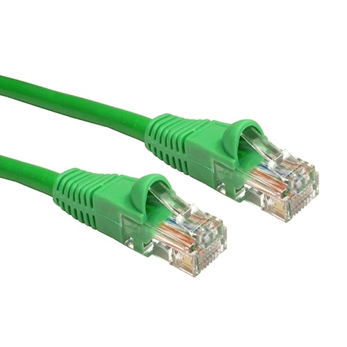 EssCable B6-501G CAT6 Booted Green 1m Ethernet Patch Cable