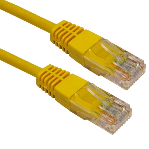 EssCable ERT-601Y CAT6 Yellow 1m Ethernet Patch Cable