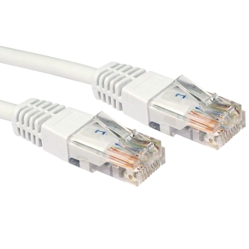 EssCable ERT-601W CAT6 White 1m Ethernet Patch Cable